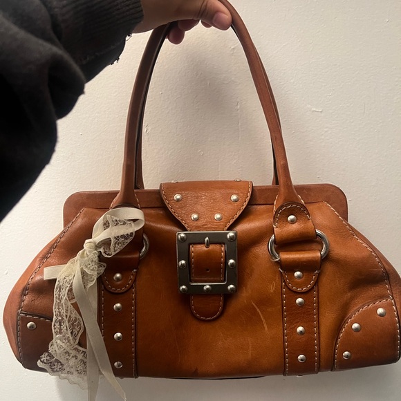 MICHAEL Michael Kors Vintage Leather Shoulder Bag